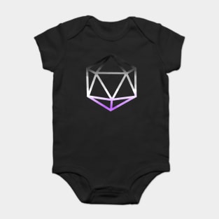 Asexual Artificer: DnD Pride Baby Bodysuit